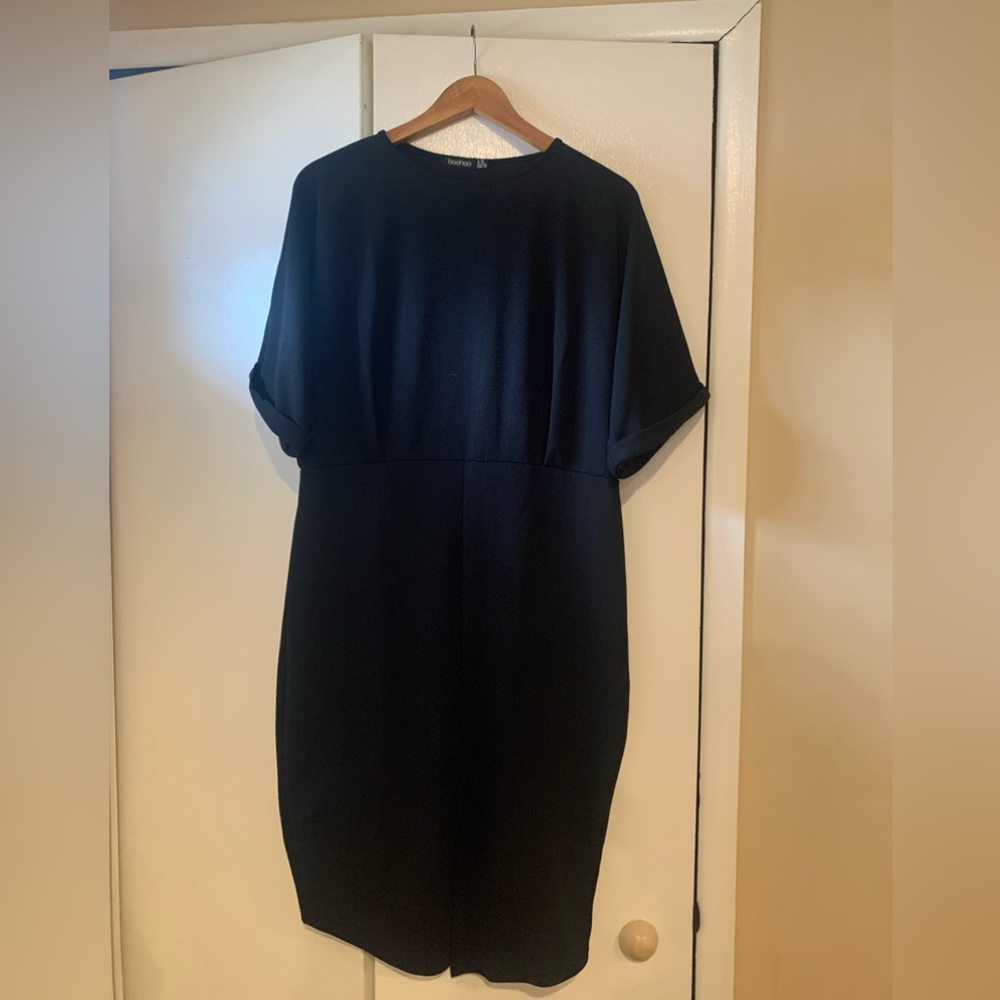 Black Womens Midi Dress